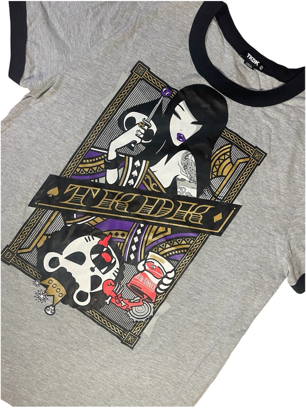 Tokidoki Queen of Spades Serious Player T-Shirt Men’s Large Tee NWT